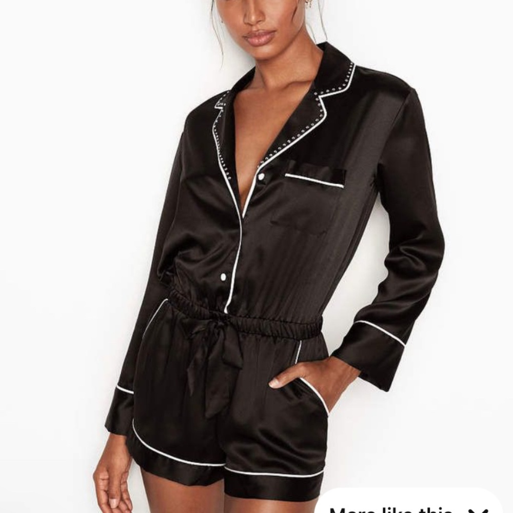 NWOT Victoria secret silk romper